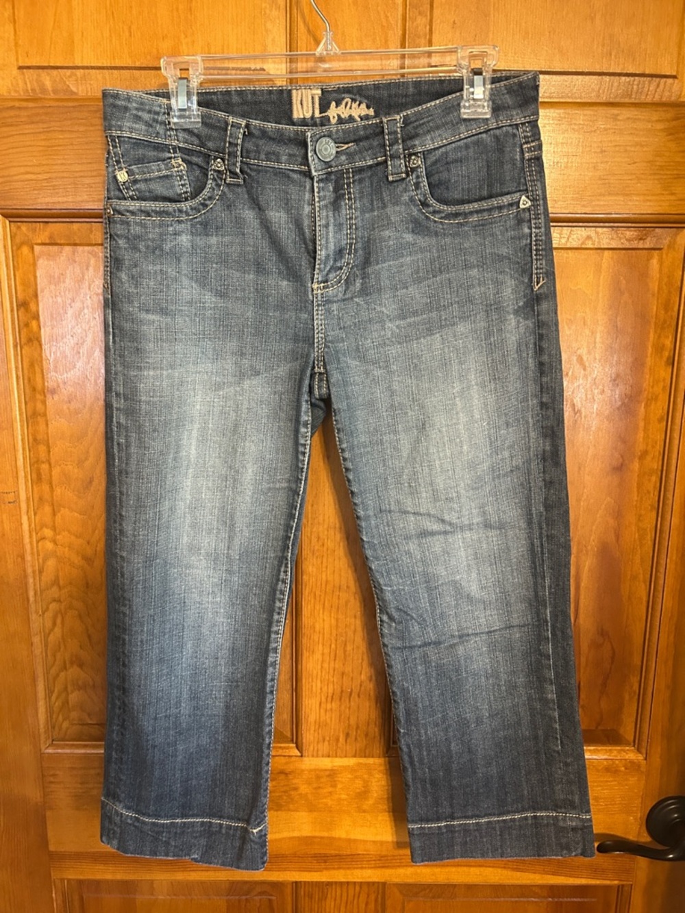 KUT from the Kloth Women’s Jean Capri’s Sz 6-VGUC